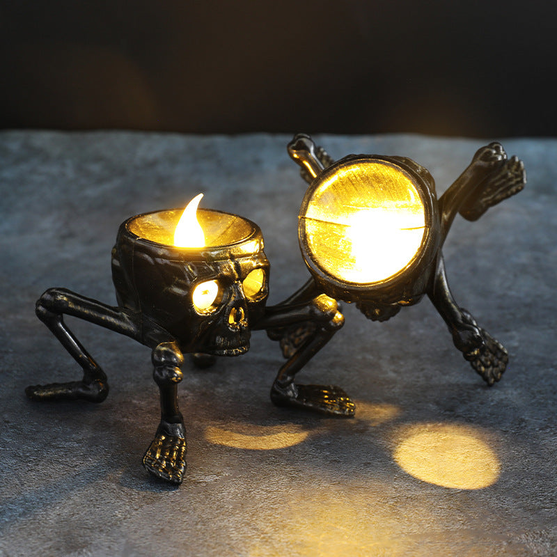 Accessoires bougie lumineuse main d'Halloween