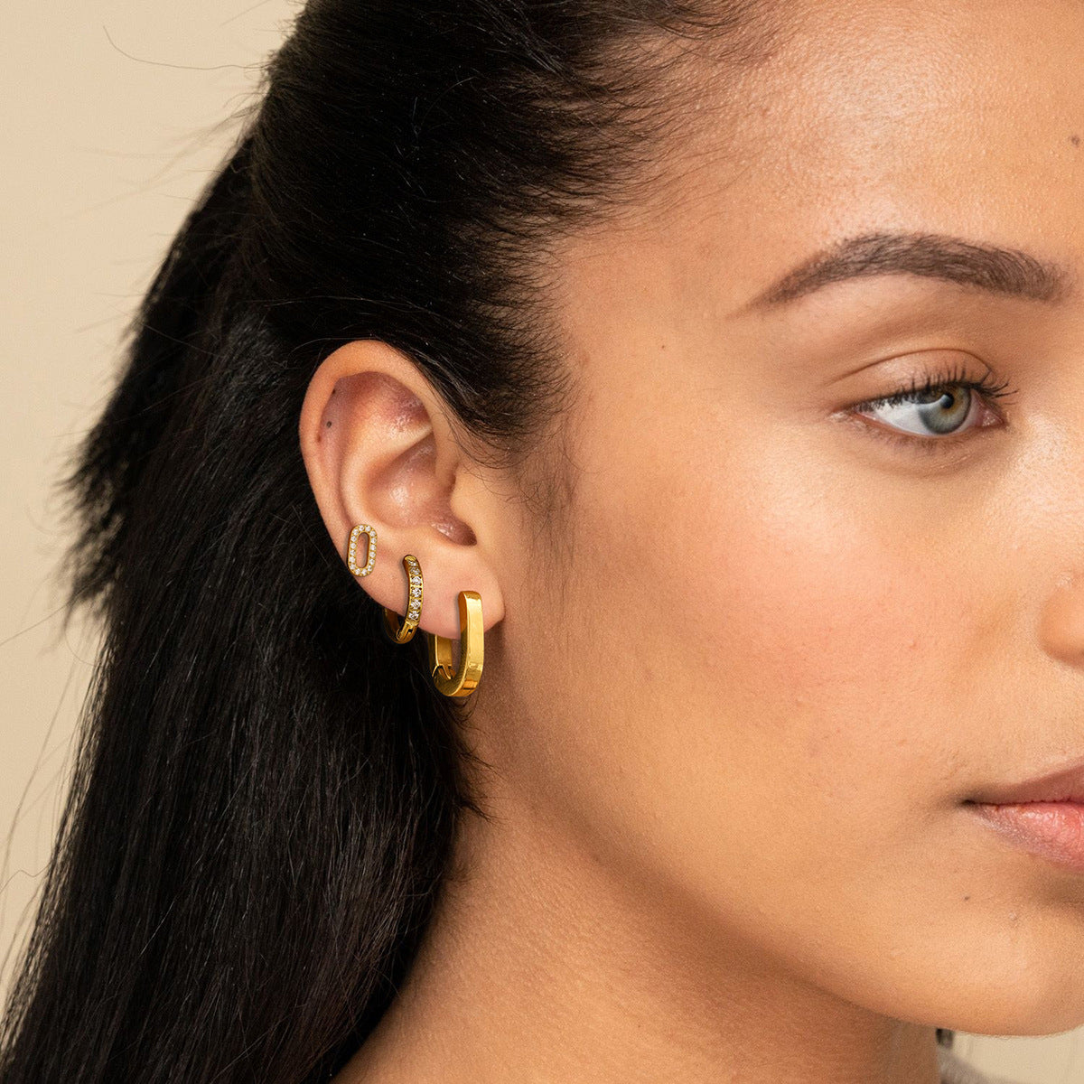 3 paire de différente boucle d'oreille