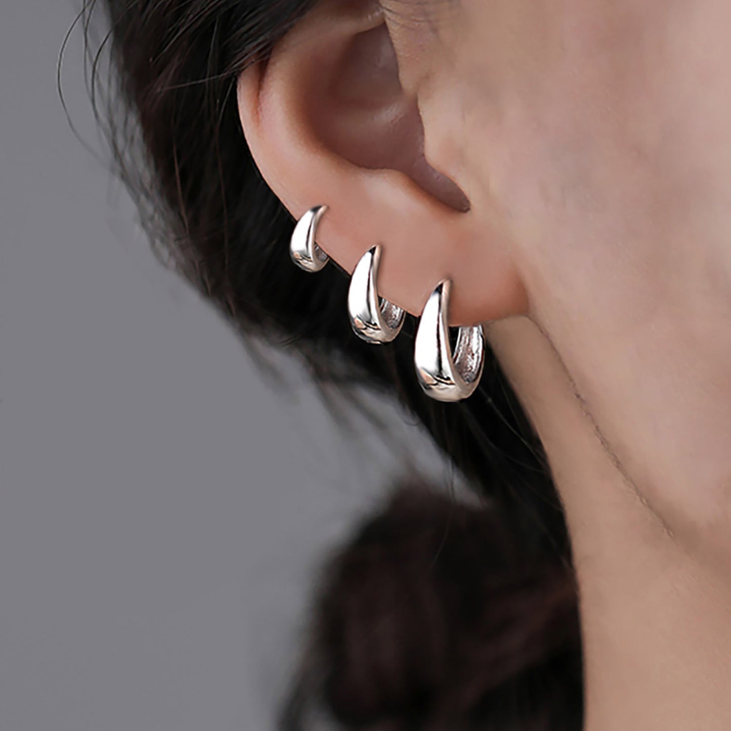 3 paire de boucle d'oreille
